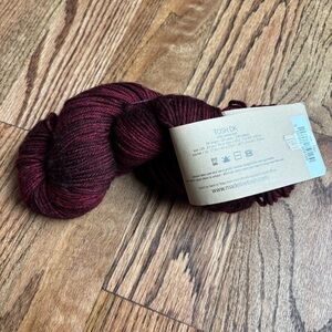 Madelinetosh Yarn TOSH DK Tart Deep Red 225yds Superwash Merino Wool Skein Knit